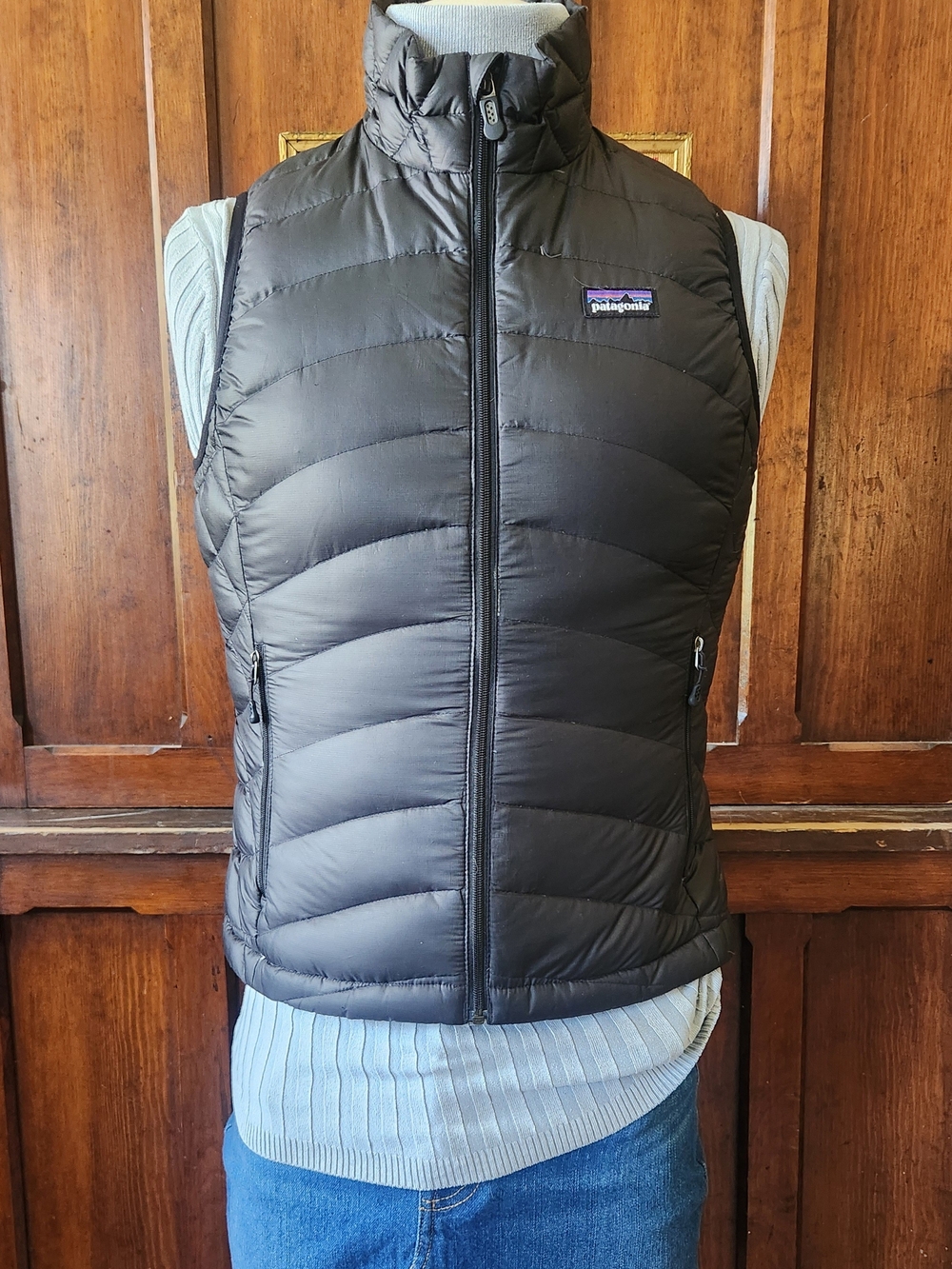 Patagonia Black Quilted Down Vest